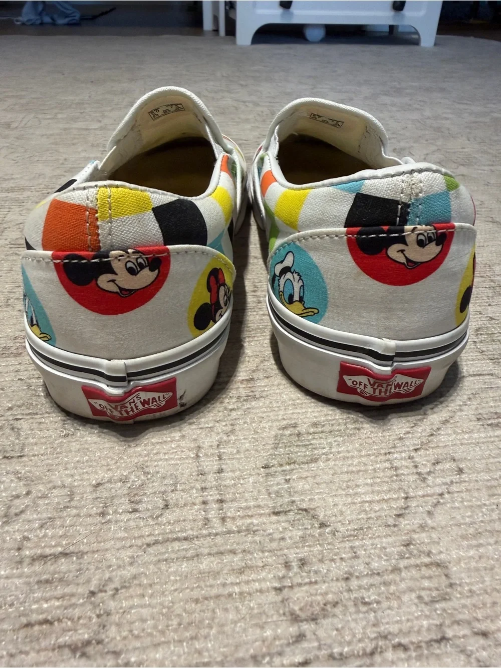 Disney x Vans Colorful Mickey and Friends - size 7.5 W/ 6.0 M.